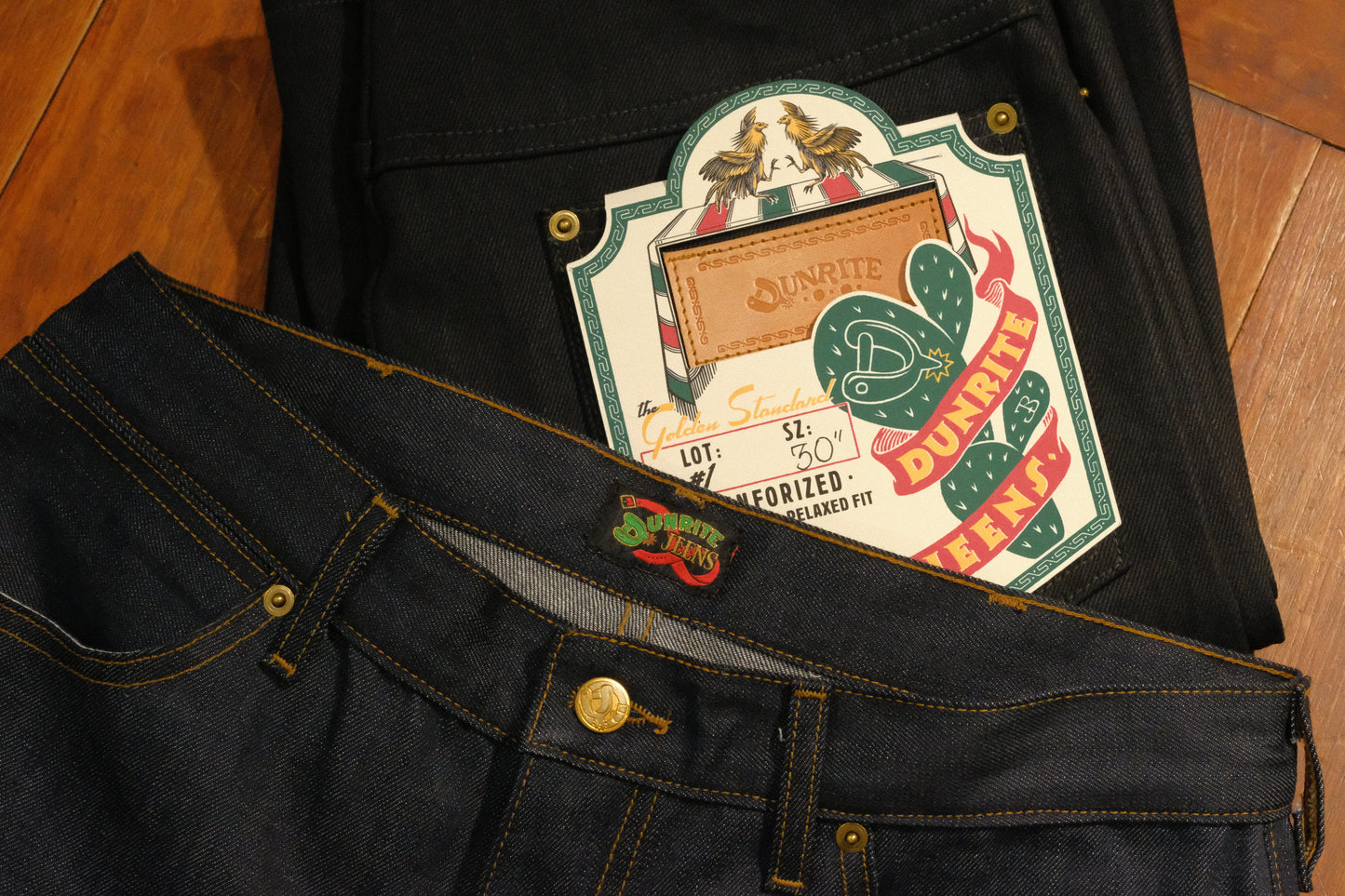 Dunrite Jeens - Loose Straight Leg / Hi-Rise BLUE