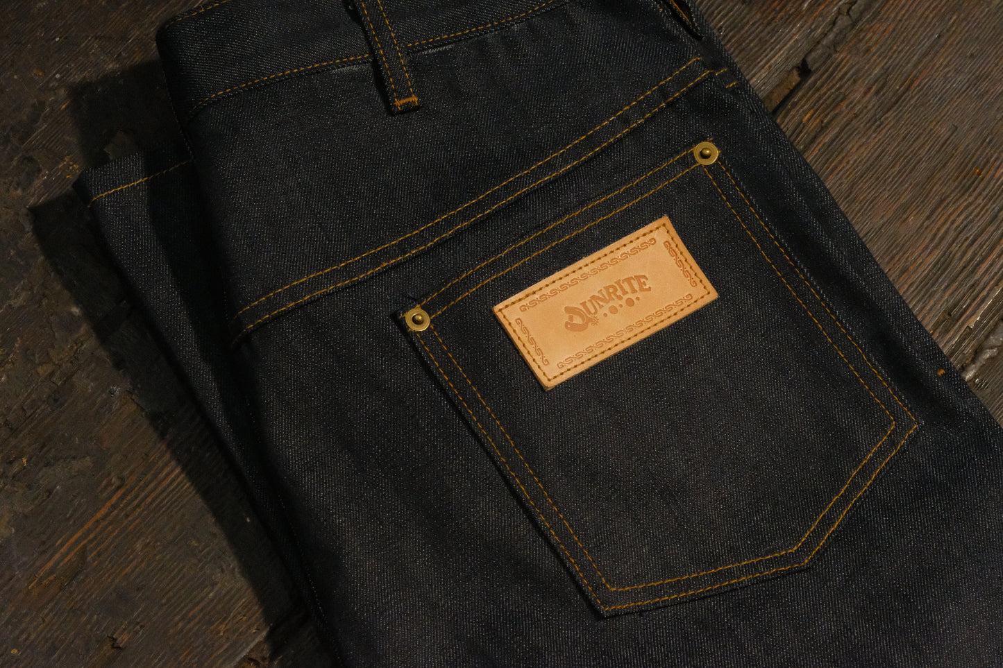 Dunrite Jeens - Loose Straight Leg / Hi-Rise BLUE