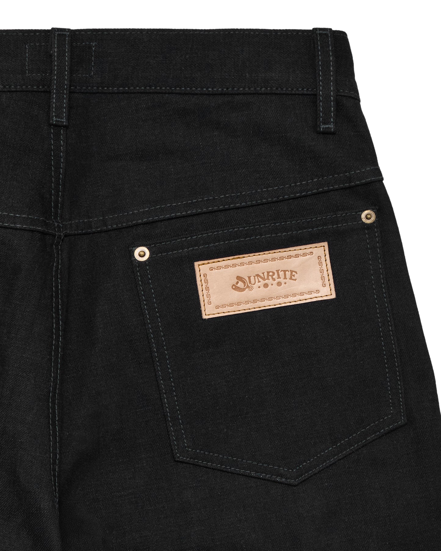 Dunrite Jeens - Loose Straight Leg / Hi-Rise BLACK